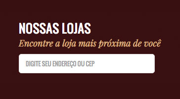 Nossas lojas